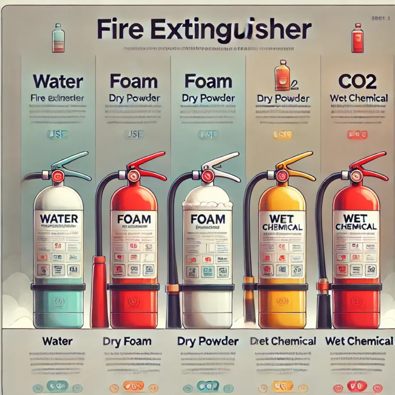 types of fire extinguishers